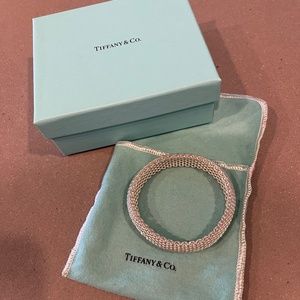 Tiffany Sterling Silver Mesh Bracelet